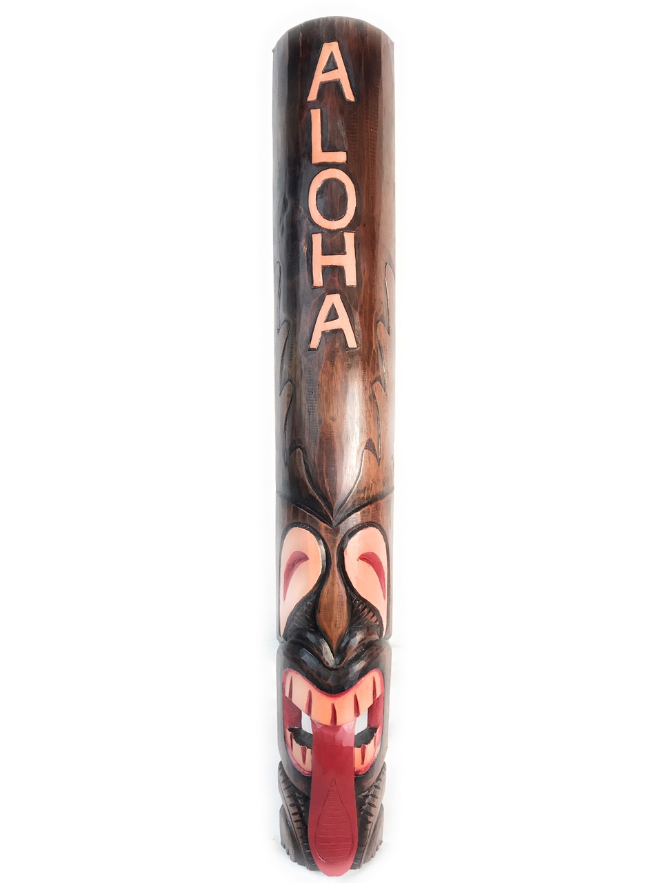 Aloha Tiki Mask 40" - Hand Carved/Painted | #bag15042100 Aloha Tiki Mask 40" - Hand Carved/Painted | #bag15042100